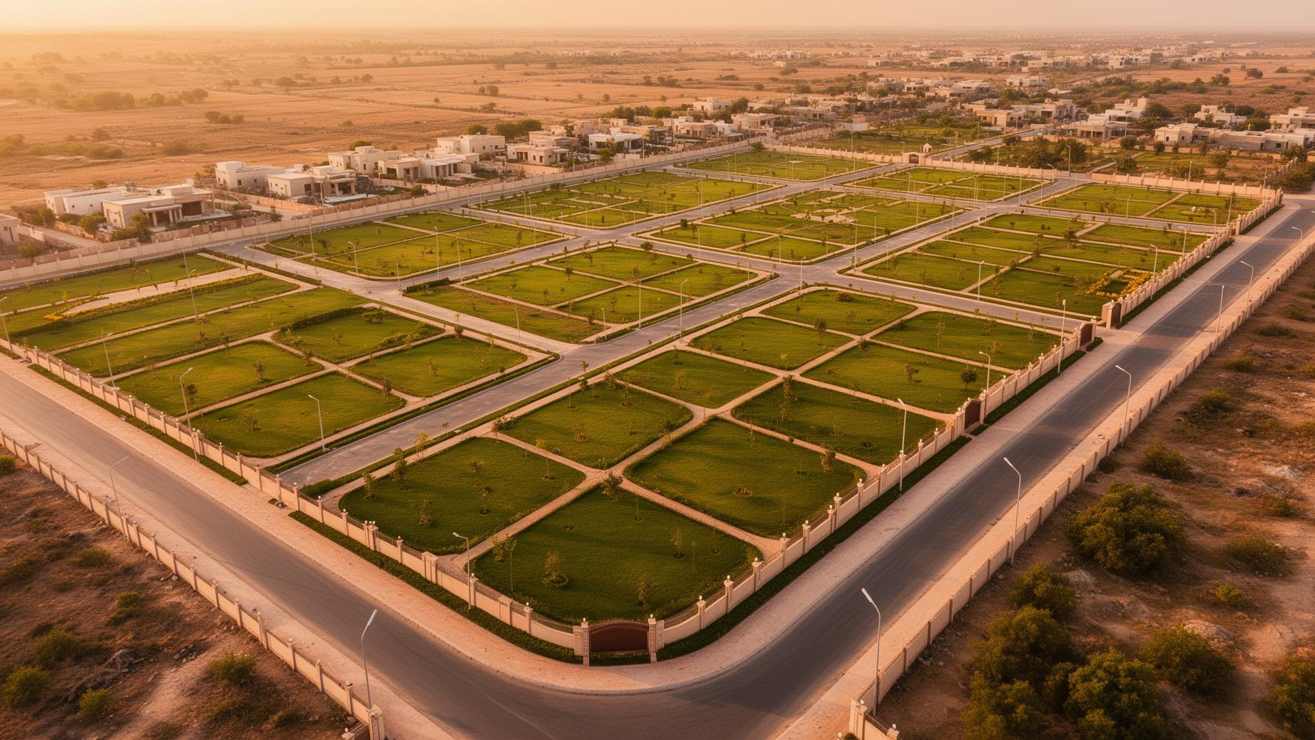 Baba Realtors premium gated community layout